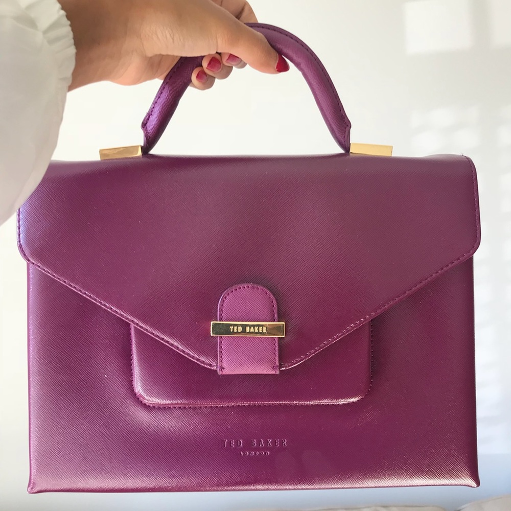 TED Baker Purple Purse - Practically New